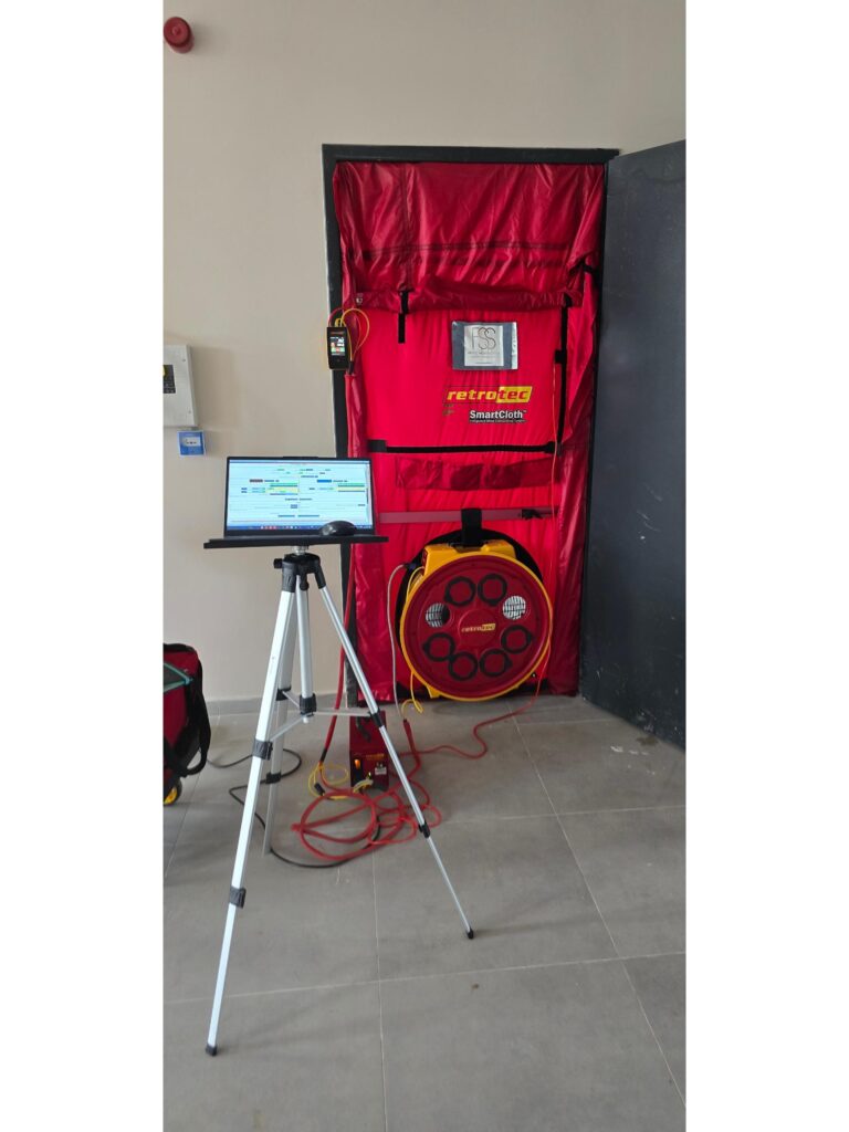 Gazlı söndürme sistemlerinde kaçak analizi ve hold time ölçümü